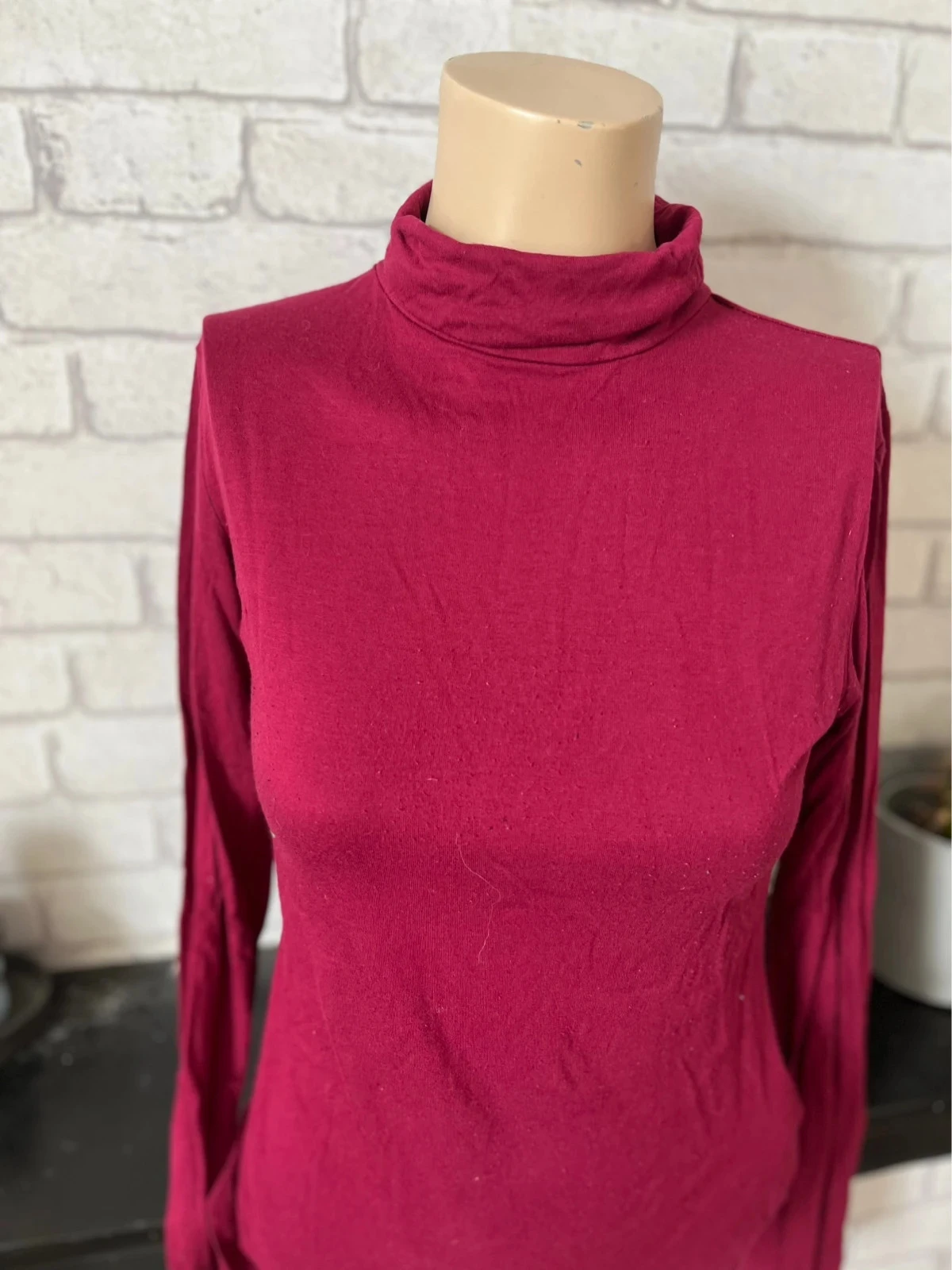 Top femme manches longues col roulé – Gémo – Taille 36 – photo 2